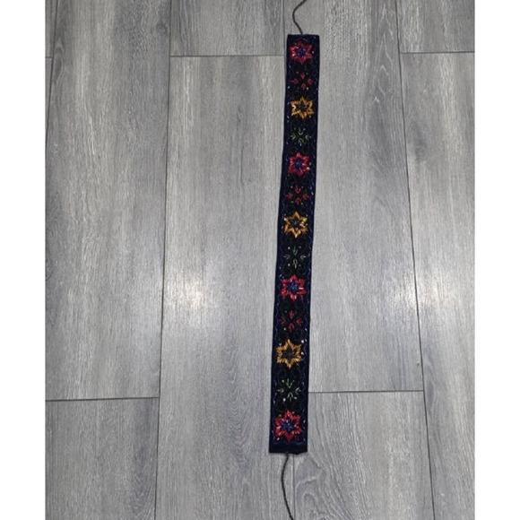 Blue Embroidered beads handmade Belt A004402 main image 6